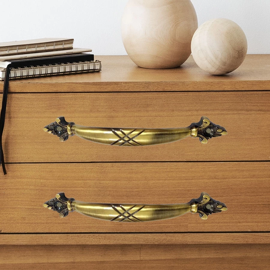 6" Brass Cabinet Handle CH-14 | Brass Antique Handle | Brass Antique Drawer Handle | Brass Antique Window Handle
