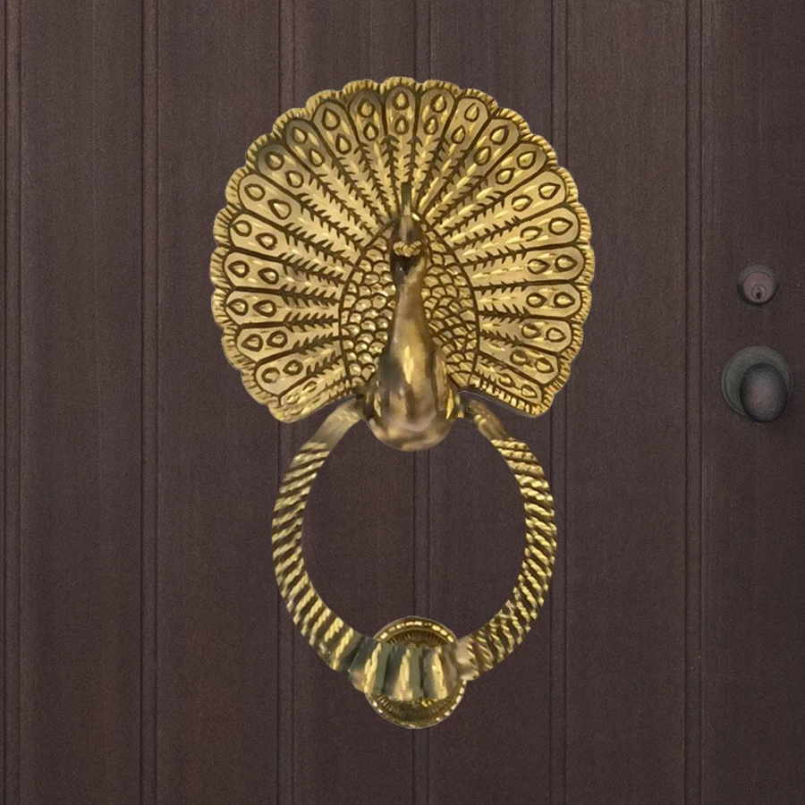 Big Mayur Brass Door Knocker