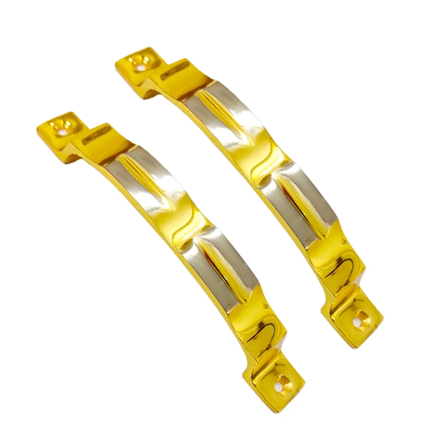 6" Brass Cabinet Handle CH-013 | Brass Silver Gold Cabinet Handle | Brass Silver Gold Drawer Handle | Brass Slver Gold Window Handle