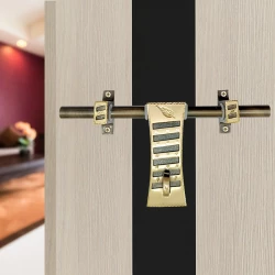 10" Brass Aldrop AL-013 | Antique DC Finish Aldrop | Single Door Aldorp | Brass Door security Aldrop