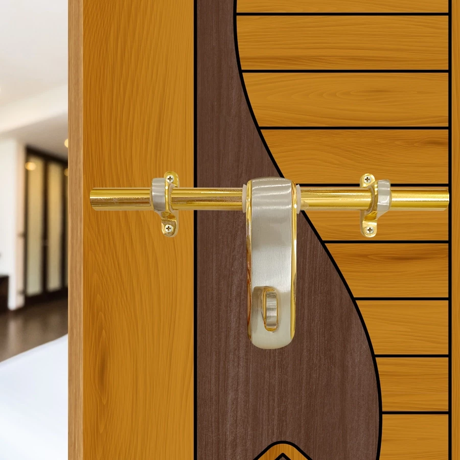 10" Brass Aldrop AL-15 | SG Finish Aldrop | Single Door Aldorp | Brass Door security Aldrop