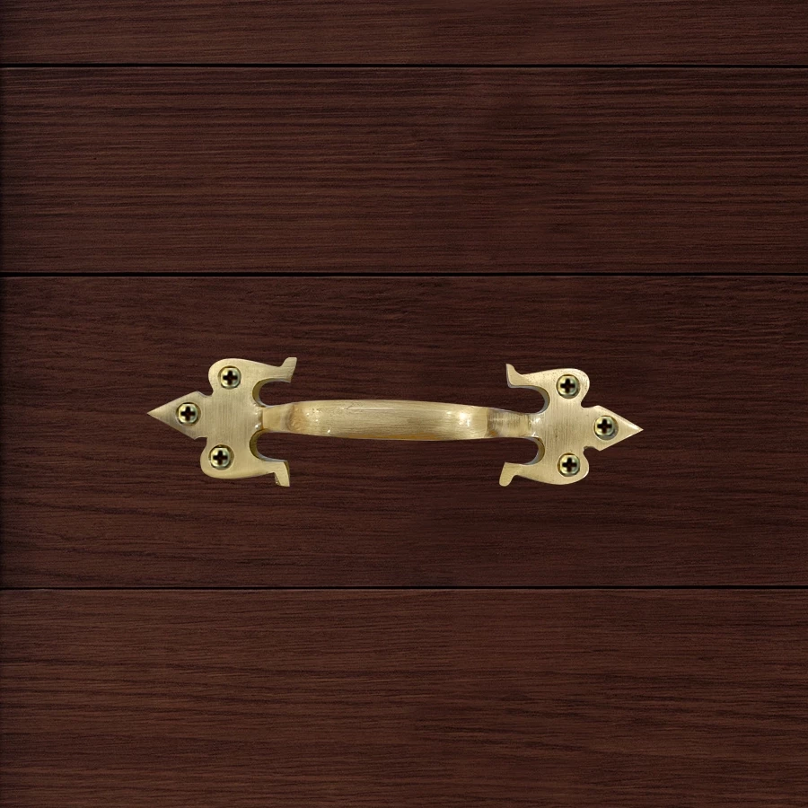 4" Brass Cabinet Handle CH-30 | rass Antique Handle | Brass Antique Drawer Handle | Brass Antique Window Handle