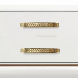 7" 2 Piece Brass Cabinet Handle CH-021 | Brass Antique Handle | Brass Antique Drawer Handle | Brass Antique Window Handle