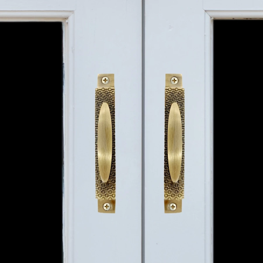 6" Brass Cabinet Handle CH-006 | Brass Antique Handle | Brass Antique Drawer Handle | Brass Antique Window Handle