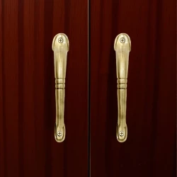 6" 2 Piece Brass Cabinet Handle CH-009 | Brass Antique Handle | Brass Antique Drawer Handle | Brass Antique Window Handle