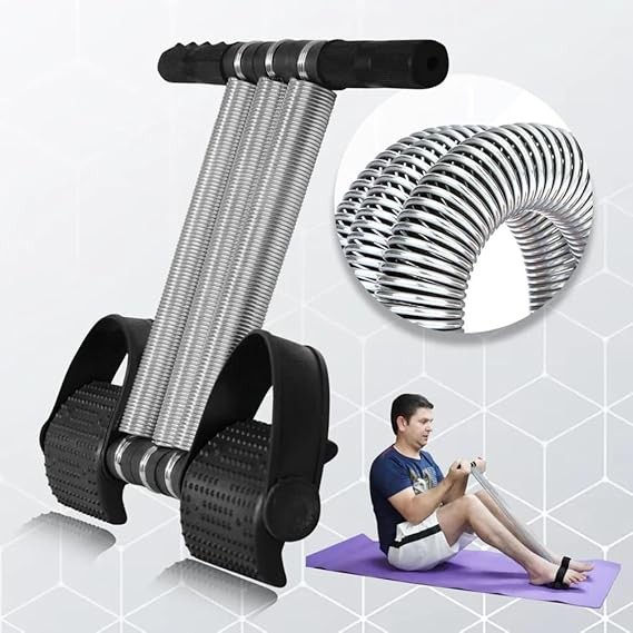 Athlian Triple Spring Tummy Trimmer, Ultimate Abdominal Exerciser for Home Gym, Full Body Workout