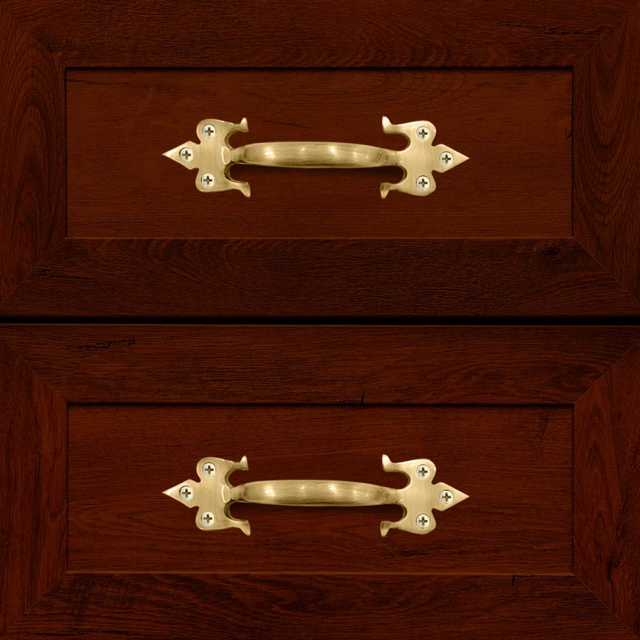 5" Brass Trishul Handle CH-30 | Brass Cabinet Handle | Brass Antique Handle | Brass Antique Drawer Handle | Brass Antique Window Handle