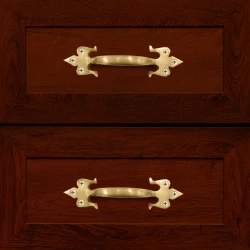 5.8" 2 Piece Brass Trishul Handle CH-031| Brass Cabinet Handle | Brass Antique Handle | Brass Antique Drawer Handle | Brass Antique Window Handle