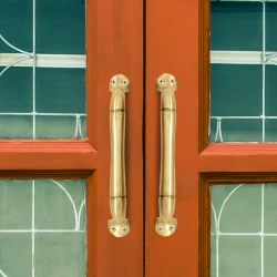 7" Brass Pull Handle PH-006 | Brass Antique Pull Handle | Door Pull Handle | Brass Heavy Duty Door Handle Pack Of 2