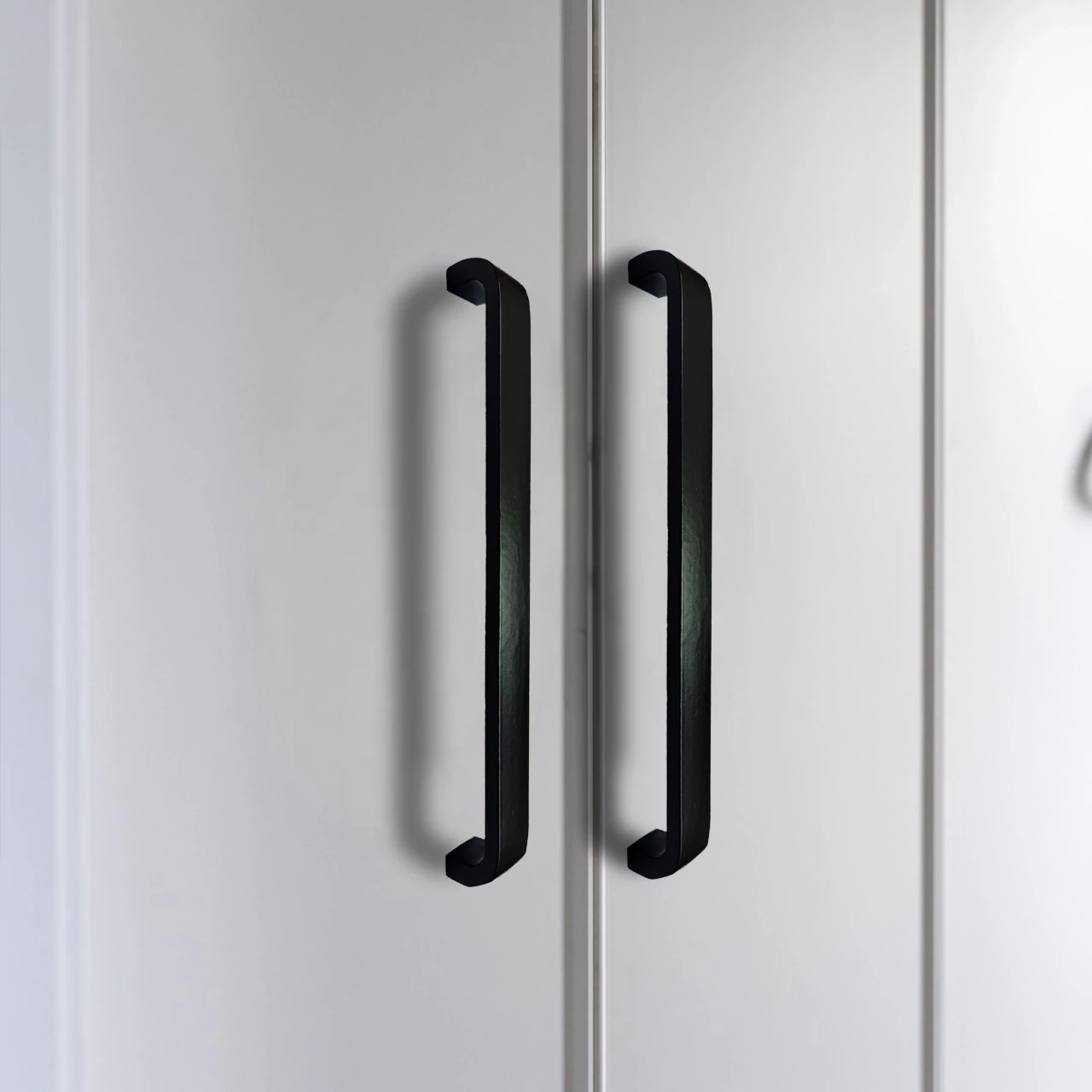 Cast Iron Pull Handle CIPH-001 | Black Powder Coating | Door Pull Handle | Pull Handle For Home & Kitchen Interior