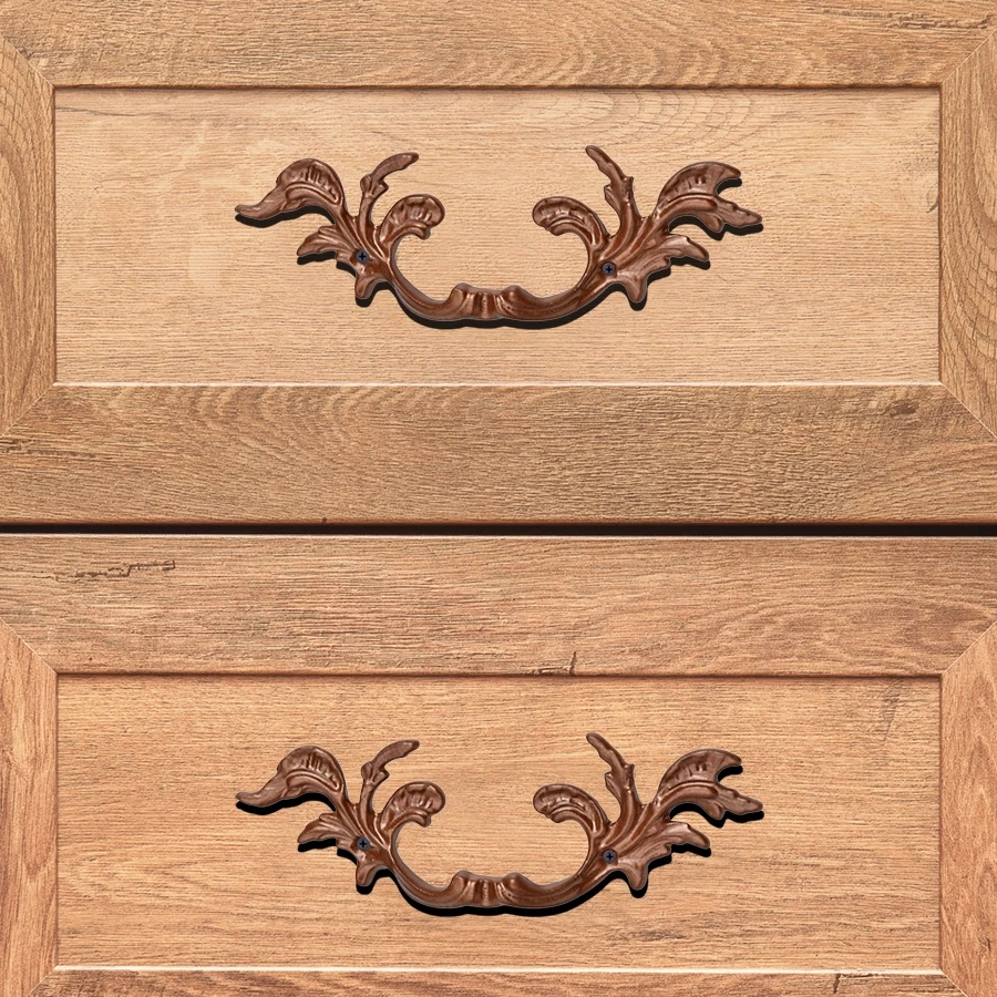 16" Cast Iron Cabinet Handle CIDPH-002 | Black Powder Coating |Drawer Cabinet Handle | Cabinet Handle For Kitchen / Drawer/Interior