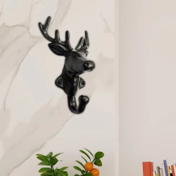 15cm Cast Iron Hook CIHK-006 | Cast Iron Cloth Hanging Hook | Cast Iron Black Powder Coating Clothing Hook |