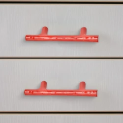 14cm 2 Piece Cast Iron Cabinet Handle CICH-001 | Black Powder Coating |Drawer Cabinet Handle | Cabinet Handle For Kitchen / Drawer/Interior