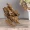 Brass Chair Ganesha Idol BCG-001 |Rose Gold Finish | Ganpati Idol | Brass Lord Ganesha | Ganpati for Pooja | Bhagawan Ganesha | Ganesh Idol for Home | Ganesh Chaturthi Decoration Items (ACBCG001)