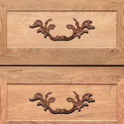 16cm 4  Piece Cast Iron Cabinet Handle CIDPH-002 | Black Powder Coating |Drawer Cabinet Handle | Cabinet Handle For Kitchen / Drawer/Interior