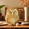 2" Pack of - 1 Small Brass Owl | Handcrafted Brass Owl Figurine | Brass Polished Lacquer Finish | Vastu Showpiece for Home, Office & Gifting |Symbol of Luck | Symbol of Money | Owl Idol for Financial Stability & Negative Energy Protection