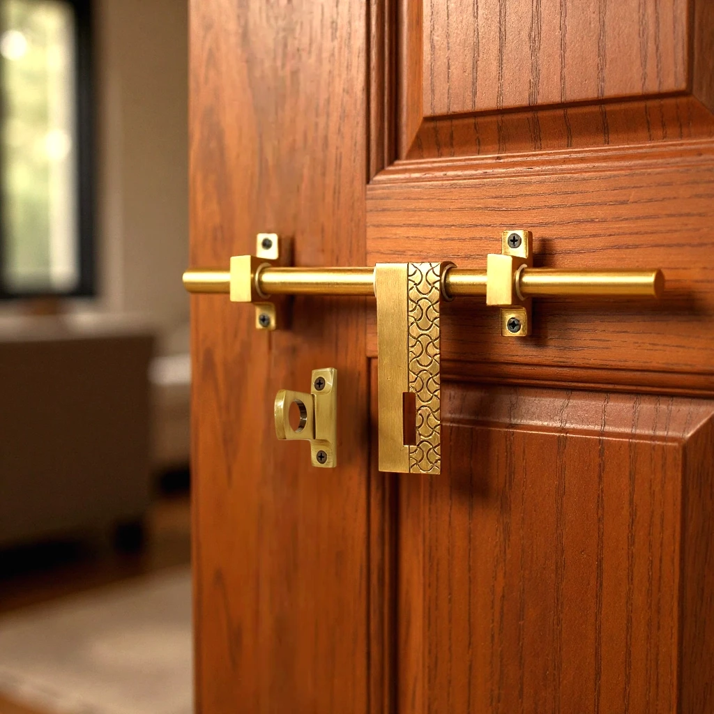 10" X 16mm Door Aldrop AL-024 | Premium Brass Aldrop for Main Door | Solid Brass Door Aldrop | Wooden Door Fitting | Aldrop | Kunda | Tadi | Pack Of 1