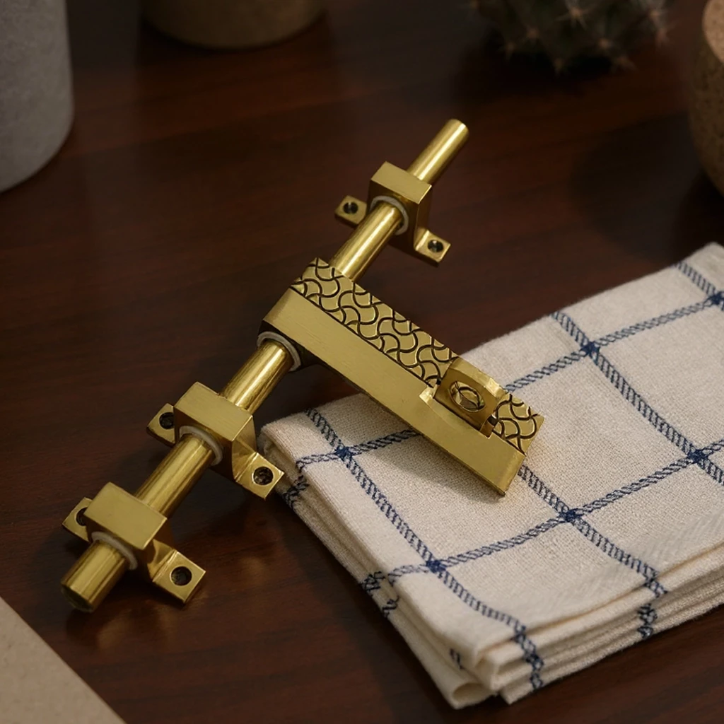 12" X 16mm Door Aldrop AL-026 | Premium Brass Aldrop for Main Door | Solid Brass Door Aldrop | Wooden Door Fitting | Aldrop | Kunda | Tadi | Pack Of 1