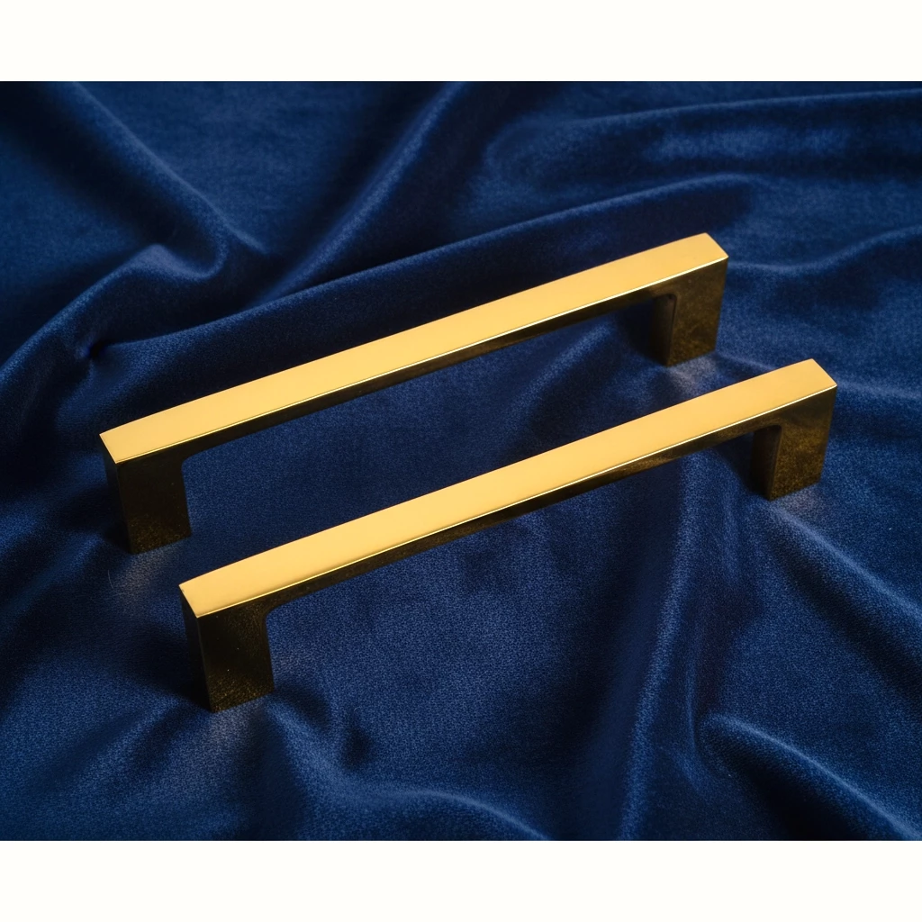 12" Brass Pull Handle PH-016 | Solid Brass Pull Handle | Door Pull Handle |Gold Finish Brass Pull Handle | Royal Pull Handle | Pack OF 2