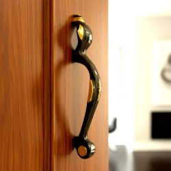 8" Brass Pull Handle PH-022 | Solid Brass Pull Handle | Door Pull Handle | Black+DC Brass Pull Handle | Royal Pull Handle | Pack OF 2