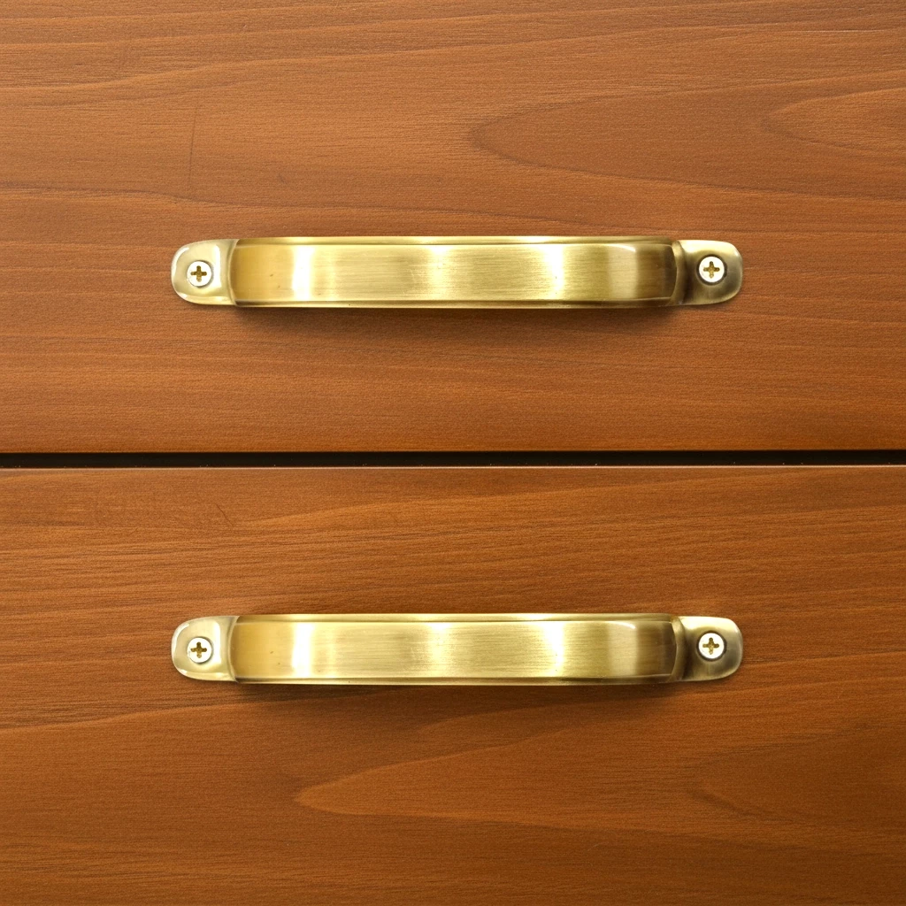 6"  Brass Cabinet Handle CH-034 | Brass Antique Handle | Brass Antique Drawer Handle | Brass Antique Window Handle | Pack OF 2