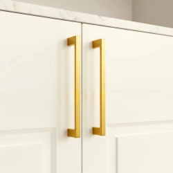 6" Brass Cabinet Handle CH-040 | Gold Finish | Brass Drawer Handle | Brass Window Handle | Pack OF 2