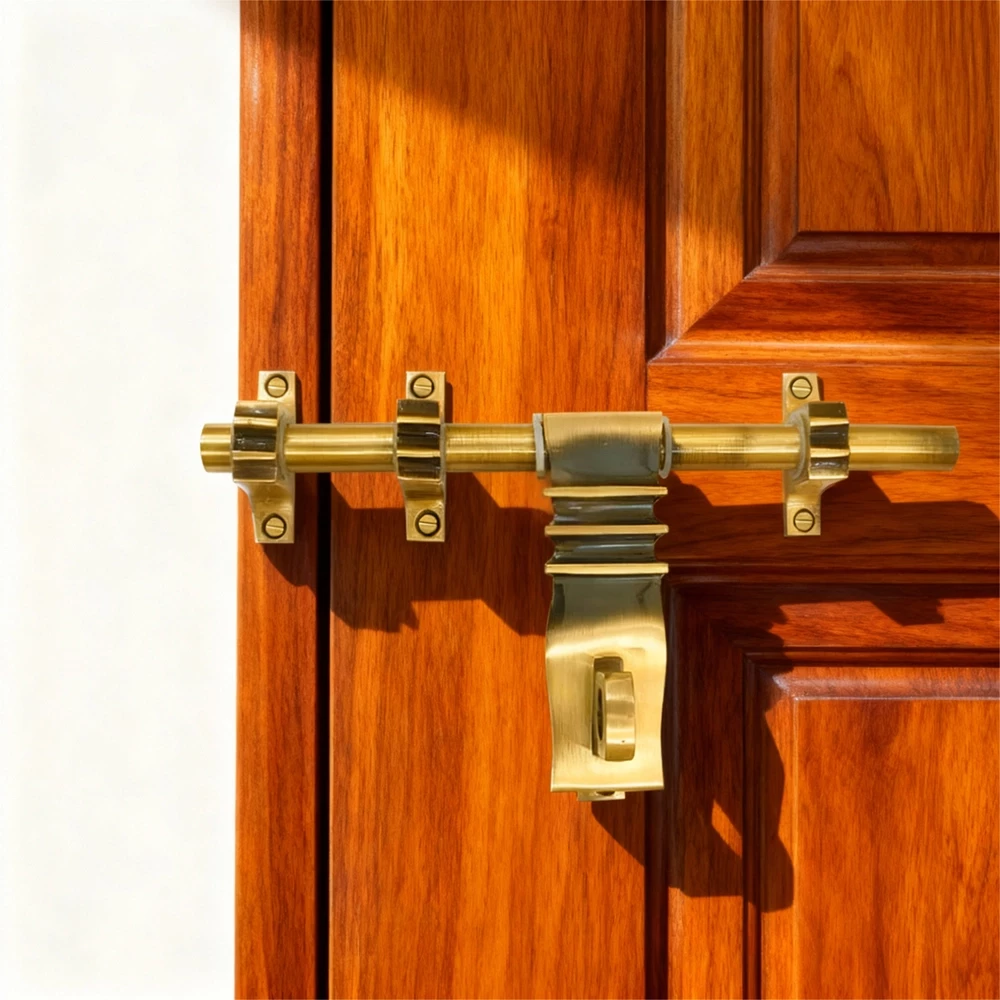 8" Brass Aldrop AL-017 | Brass Door Aldrop | Brass Antique Finish  Aldrop  | Brass Arla |Door Aldrop