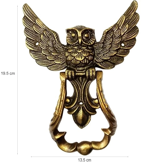 Cast Iron Owl Door Knocker DK - 025 | Iron Door Knocker | Antique Door Knocker |