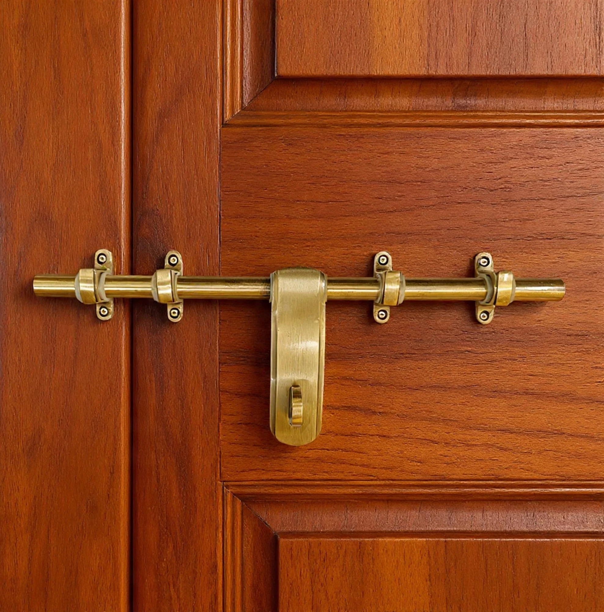 14" X 16mm Brass  Aldrop AL-029 | Pure Brass Aldrop | Handcrafted  Brass Door Aldrop | Antique Finish Traditional Indian Style Door Aldrop | Heavy Duty Brass Door Aldrop | Pack Of 1