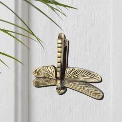 4" Butterfly Brass Door Knocker DK-016 | Antique Finish Door Knocker | Flutter Brass Knocker | Solid Brass Butterfly Knocker |
