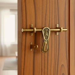 10" Brass Aldrop AL-001 | Antique Finish Aldrop | Single Door Aldorp | Brass Door security Aldrop