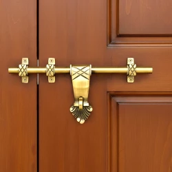 12" X 16mm Door Aldrop AL-031 | Premium Brass Aldrop for Main Door | Solid Brass Door Aldrop | Wooden Door Fitting | Aldrop | Kunda | Tadi | Pack Of 1