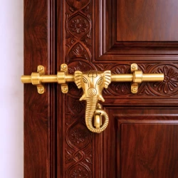 8" Brasss Ganesh Aldrop AL-016 | Brass Antique Aldrop | Brass Ganesh Style Aldrop | Brass Arla |