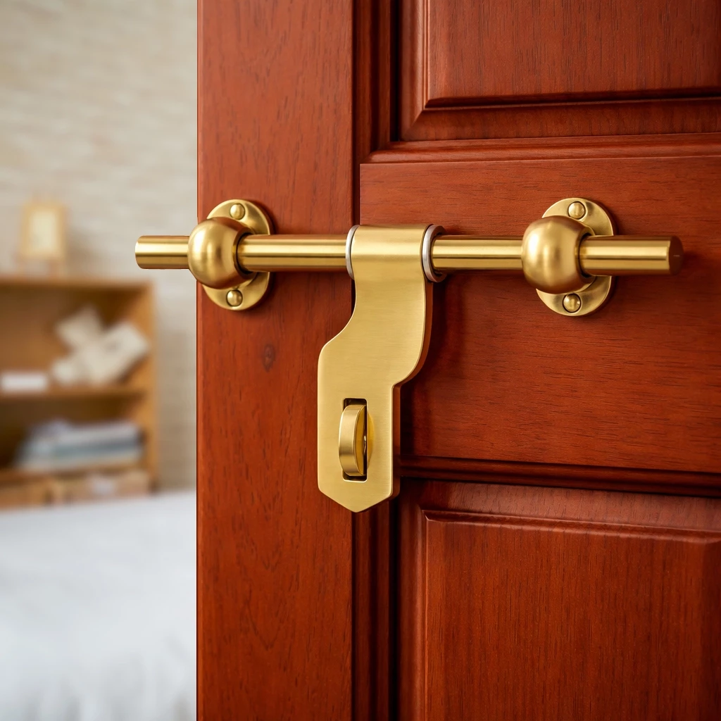 10"X16mm Premium Solid Brass Prima Aldrop 10 Inch AL-034 | Heavy Duty Door Latch with 16mm Rod Thickness | Strong & Durable Locking Bolt for Main Door, Home & Office | Smooth Finish & Rust Resistant Hardware