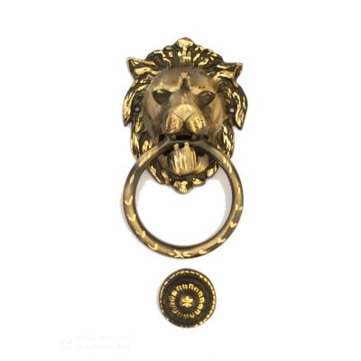 Medium Lion Brass Door Knocker