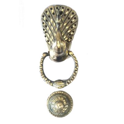 Small Mayur Brass Door Knocker