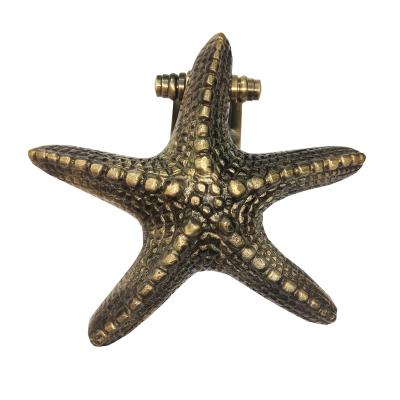 Star Fish Brass Door Knocker