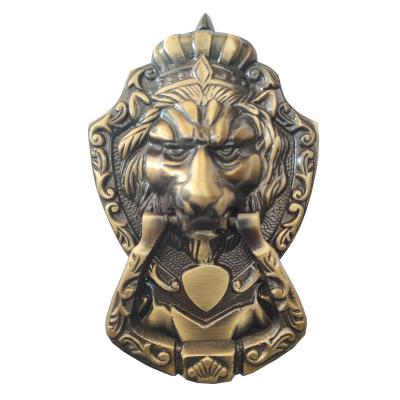 Simba Lion Brass Door Knocker