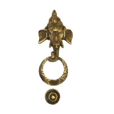 Ganpati brass door knocker